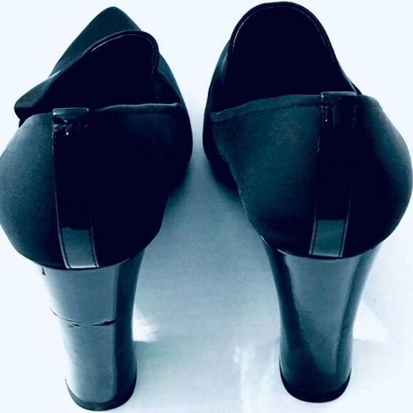 Donald Pliner Heyde Black Heels size 9.5 - Picture 6 of 8